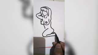 Stepmom big tits ass and big tits boob drawing