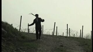 The Dirty Farmer Pisses in the Field Before Getting Her Ass Fucked by a Passerby