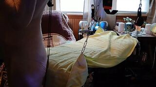 Pussy Clamped Open Ass Pumped with Butt Plug and Fucked in the Ass Hard