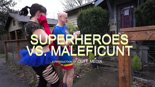 Superheroes vs. Maleficunt: Innocent Bystanders Saved from Giggling FemDom - Cliff Media