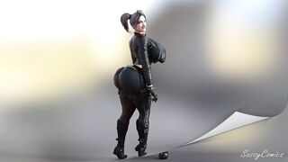 The Joker Fuck Harley Quinn - Massive Cock ANAL - sassyComics