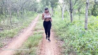 Fit Big Ass MILF Gets a Rough Fuck Outdoors