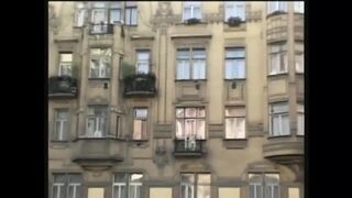 Wonderful Brunette Gets Her Hairy Pussy Shaved and Then Fucks Two Huge Cocks